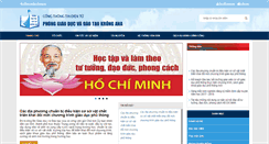 Desktop Screenshot of pgdkrongana.edu.vn
